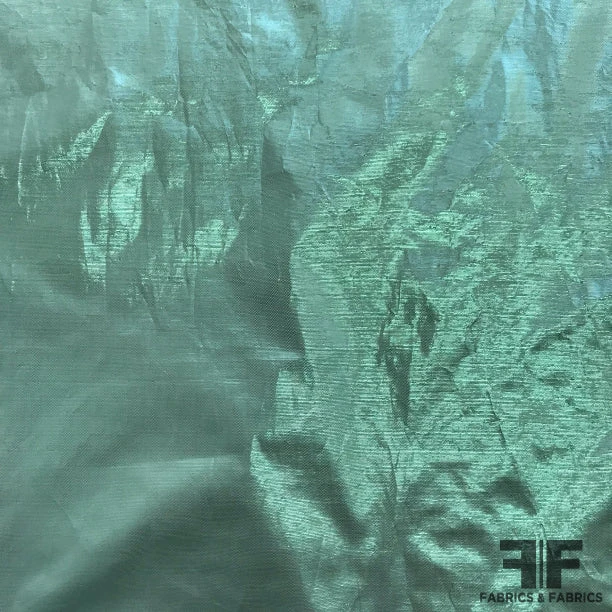 Metallic Lamé - Metallic Aqua 5 Metallic Lamé - Metallic Aqua - Image 3