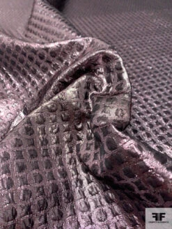 Geometric Lamé Brocade Panel - Metallic Dusty Mauve 13 Geometric Lamé Brocade Panel - Metallic Dusty Mauve -Fabrics And Fabrics Store LMS5144 4