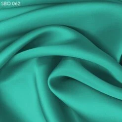 Satin Faced Organza - Aquarium Green