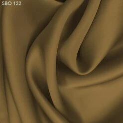 Satin Faced Organza - Deep Camel