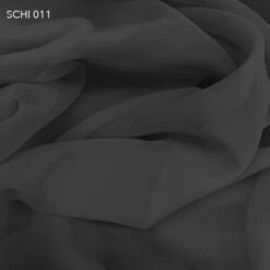 Silk Chiffon - Steel Grey