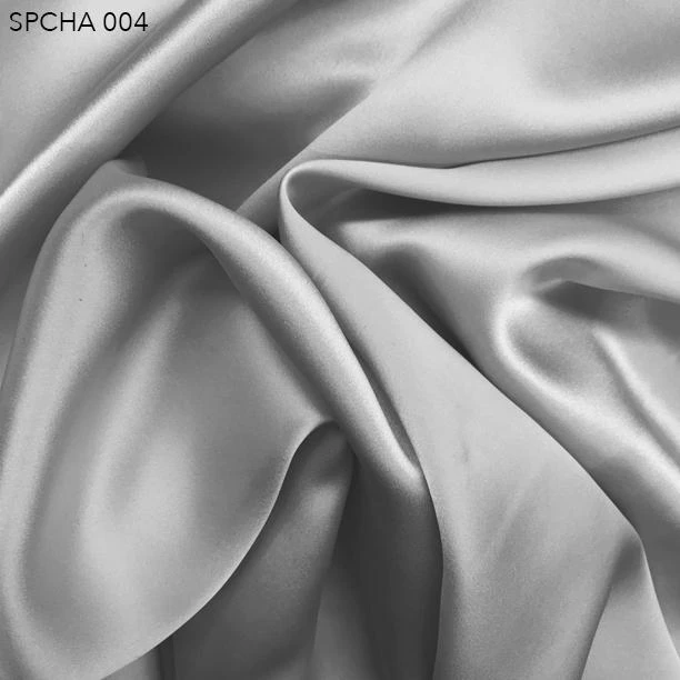 Silk Charmeuse - Evening Grey 3 Silk Charmeuse - Evening Grey