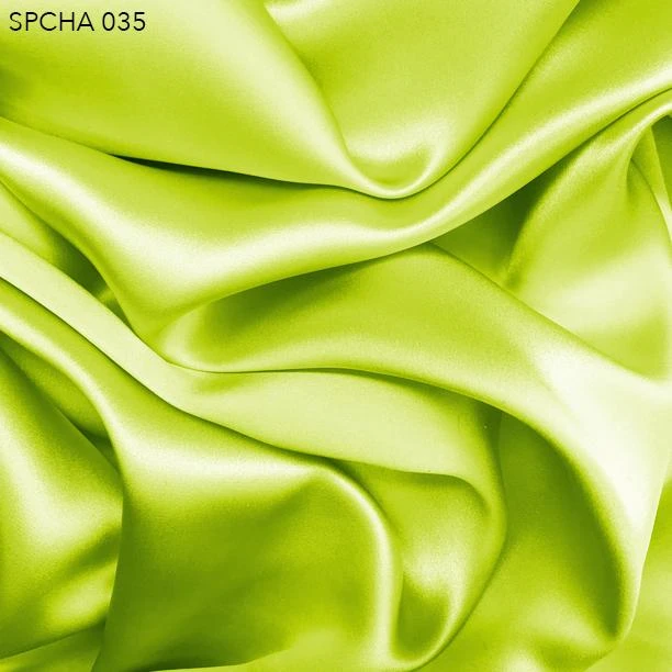 Silk Charmeuse - Yellow Green 3 Silk Charmeuse - Yellow Green