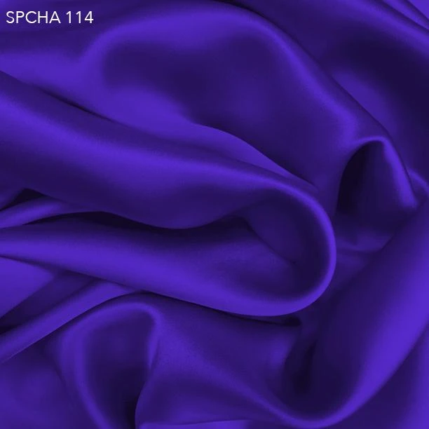 Silk Charmeuse - Sapphire 3 Silk Charmeuse - Sapphire