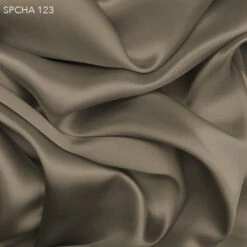 Silk Charmeuse - Khaki Brown