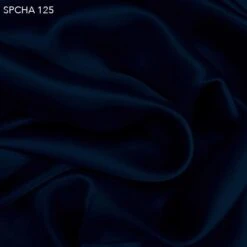 Silk Charmeuse - Navy Blue