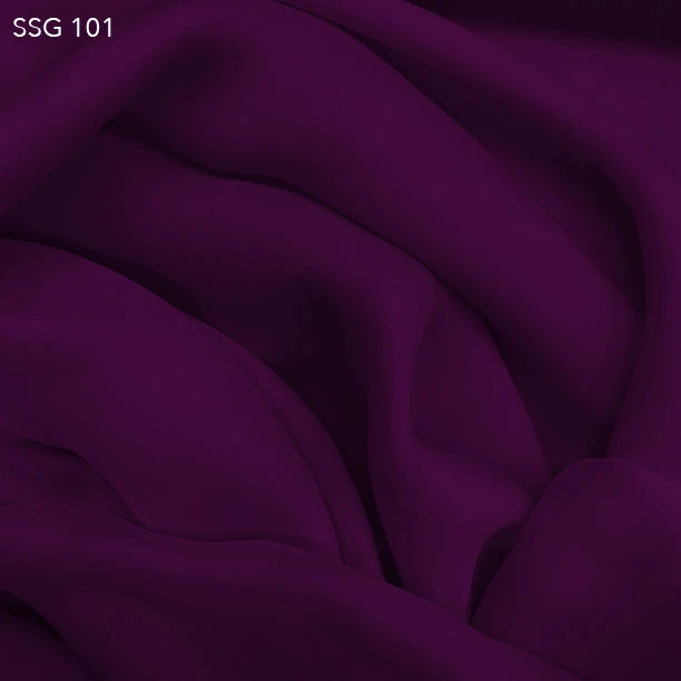 Silk Georgette - Electric Purple 3 Silk Georgette - Electric Purple