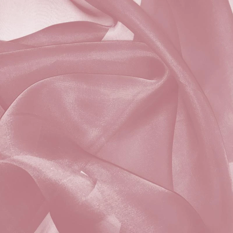 Silk Organza - Dusty Rose 3 Silk Organza - Dusty Rose
