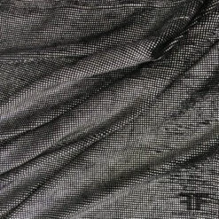 Italian Metallic Velvet - Silver