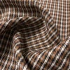 Classic Houndstooth Plaid Wool Tweed - Brown/Black/White 1 Classic Houndstooth Plaid Wool Tweed - Brown/Black/White -Fabrics And Fabrics Store WS5807 3