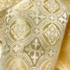Metallic Ecclesiastical Brocade - Yellow-Gold 2 Metallic Ecclesiastical Brocade - Yellow-Gold -Fabrics And Fabrics Store bmb1064 6