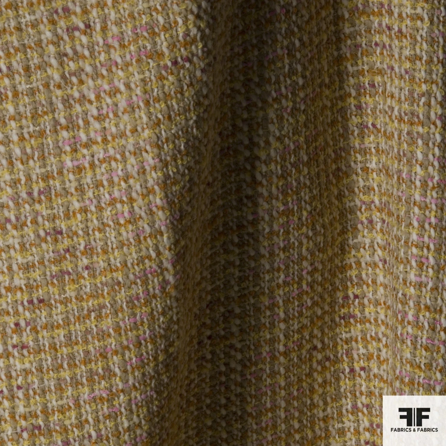 Boucle Wool Tweed - Beige/Ivory/Multicolor 3 Boucle Wool Tweed - Beige/Ivory/Multicolor
