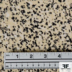 Italian Gandini Speckled Printed Wool Coating - Cream/Black -Fabrics And Fabrics Store f8b0738936d768881bc957ad1125683a